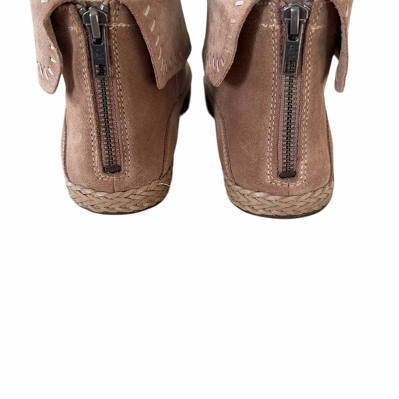 UGG Women's Varney Tan Suede Ankle Booties - Picture 4 of 5